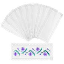 20Pièces Marque-Pages DIY En Polyester, Parfaits Pour Broderie