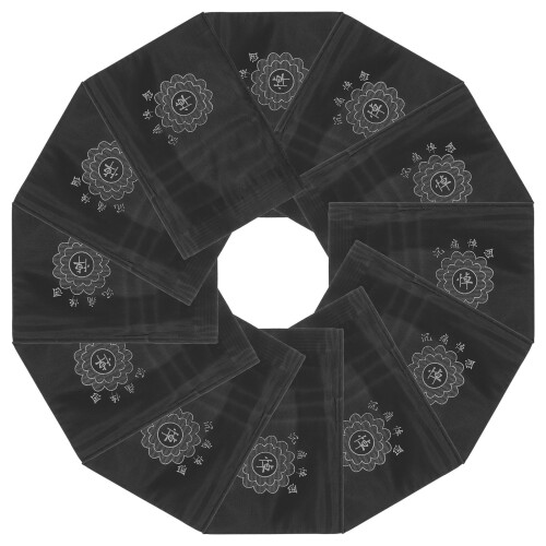 90Pièces Brassards Deuil Polyester Pour Recueillement 1