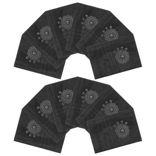 90Pièces Brassards Deuil Polyester Pour Recueillement 2