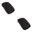 2Pièces Coussin Selle Noir Accessoire Vintage Confortable 8