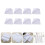 16Pièces Serviettes Bain Coton Résistantes Absorbantes Couleur Blanche 9
