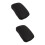 2Pièces Coussin Selle Noir Accessoire Vintage Confortable 9
