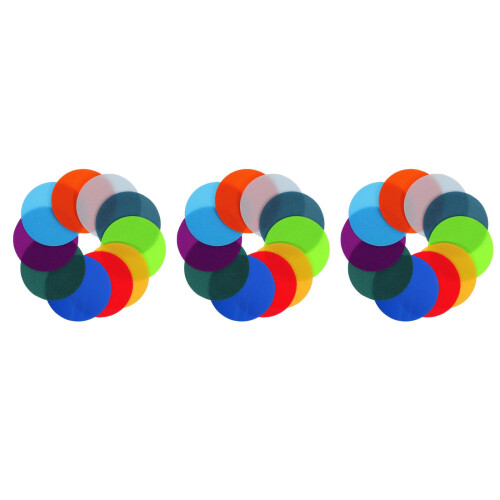 30Pièces Marqueurs Rond Tapis Multicolores Nylon Pour Activités 1