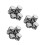 150Pièces Jeu De Jetons De Poker Plastique ABS Durable Couleur Noire 9