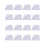 16Pièces Serviettes Bain Coton Résistantes Absorbantes Couleur Blanche 5