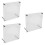 3Pièces Support Cd Transparent Élégant Pour Usage 9