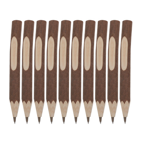 50Pièces Crayons En Bois Marron Pour Usage Scolaire Et