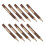 50Pièces Crayons En Bois Marron Pour Usage Scolaire Et 10