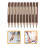 50Pièces Crayons En Bois Marron Pour Usage Scolaire Et 8
