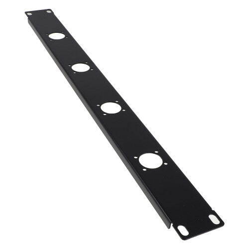 2Pièces Patch Xlr En Acier Noir Pour Rangement Câbles Et Audio