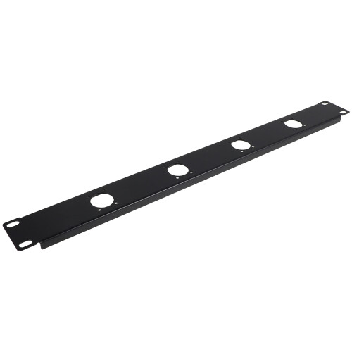 2Pièces Patch Xlr En Acier Noir Pour Rangement Câbles Et Audio 1