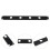 2Pièces Patch Xlr En Acier Noir Pour Rangement Câbles Et Audio 11