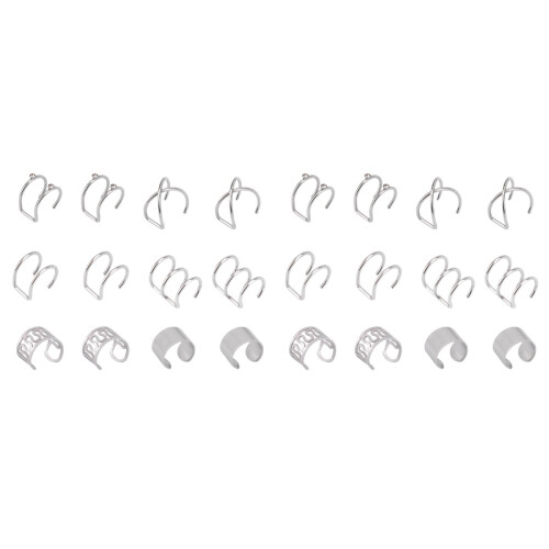 12Paires D'oreille Créatifs Faciles À Couleurs Assorties 1