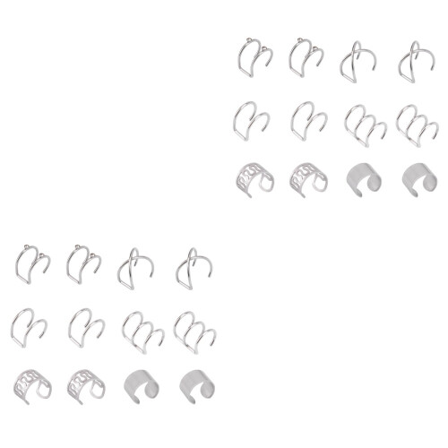 12Paires D'oreille Créatifs Faciles À Couleurs Assorties 2