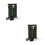 2Pièces Purificateur D'eau Camping Vert ABS Fiable 6