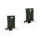 2Pièces Purificateur D'eau Camping Vert ABS Fiable 8