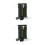 2Pièces Purificateur D'eau Camping Vert ABS Fiable 4