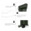 2Pièces Purificateur D'eau Camping Vert ABS Fiable 10