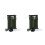 2Pièces Purificateur D'eau Camping Vert ABS Fiable 3