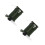 2Pièces Purificateur D'eau Camping Vert ABS Fiable 7