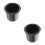 2Pièces Support De Noir Acier Inoxydable Pour 9