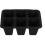 2Pièces Plateau Semis Silicone Noir Réutilisable Pour Jardin 1