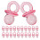 800Pièces Sucettes Roses Mini En Pour Cadeaux Décor 3
