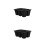 2Pièces Plateau Semis Silicone Noir Réutilisable Pour Jardin 5