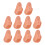 20Pcs Manicure Training Hand Beige Reusable Practice Fingers for Nails 10