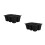 2Pièces Plateau Semis Silicone Noir Réutilisable Pour Jardin 6