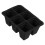 2Pièces Plateau Semis Silicone Noir Réutilisable Pour Jardin 2
