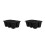 2Pièces Plateau Semis Silicone Noir Réutilisable Pour Jardin 9