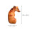 2Pièces Peluche Chien Marron En Coton PP Pour Décor 10