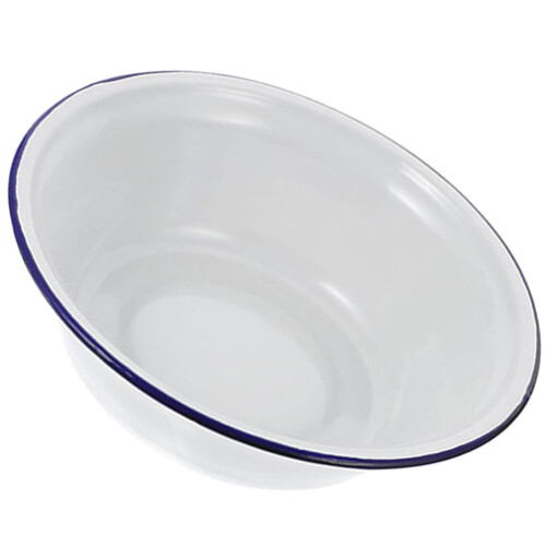 3Pcs Vintage White Enamel Round Pie Plates for Baking and Storage