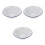 3Pcs Vintage White Enamel Round Pie Plates for Baking and Storage 9