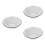 3Pcs Vintage White Enamel Round Pie Plates for Baking and Storage 7