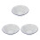 3Pcs Vintage White Enamel Round Pie Plates for Baking and Storage 6