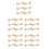 30Pcs Multifunctional Wooden Spools for Thread Sewing and Craft 9