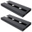 4Pcs Black Plastic Wine Glass Holder Upside Down Hanging Cup Rack 3