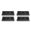 4Pcs Black Plastic Wine Glass Holder Upside Down Hanging Cup Rack 8