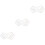 3Pcs Transparent Quilting Ruler Set for Sewing Crafts Assorted Colors 5