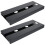 4Pcs Black Plastic Wine Glass Holder Upside Down Hanging Cup Rack 2