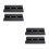 4Pcs Black Plastic Wine Glass Holder Upside Down Hanging Cup Rack 5