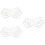 3Pcs Transparent Quilting Ruler Set for Sewing Crafts Assorted Colors 7