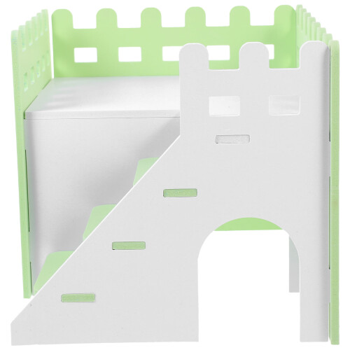 2Pièces Abri Hamster En PVC Décoratif, Double Couche