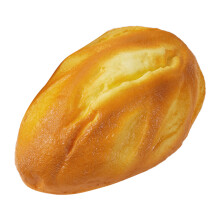 4Pcs Artificial Bread Decoration Orange PU Material Lifelike Food Prop