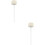 2Pcs White Drum Pedal Replace Hammer Durable Instrument Supplies 7