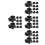 40Pcs Practical Plastic Balls Shooter Adapter for Outdoor Toy Use 8