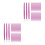200Pcs Professional Nail Grooming Tool Blue Rubber Tip Manicure Stick 3