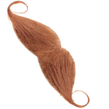 3Pcs Lifelike Brown Beard and Mustache Fake Facial Hair for Party Use